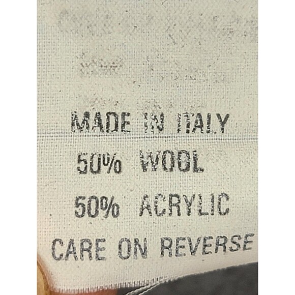 Mariner Sweater Mens 2XL Navy Commando Wool Blend Made in Italy Patches - Picture 10 of 14